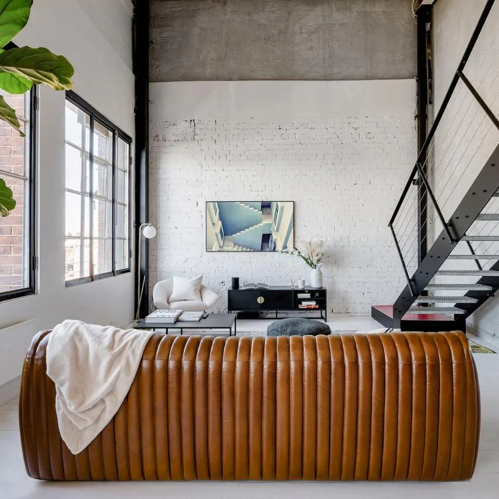 Photograph of New York Converted Warehouse Apartment in Richmond
