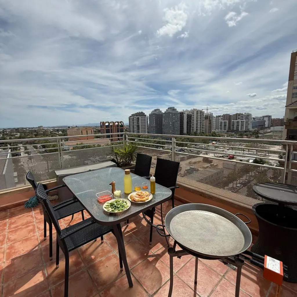 Photograph of Premium Penthouse with Large Terrace, Ocean Views & Opposite the City of Arts and Sciences