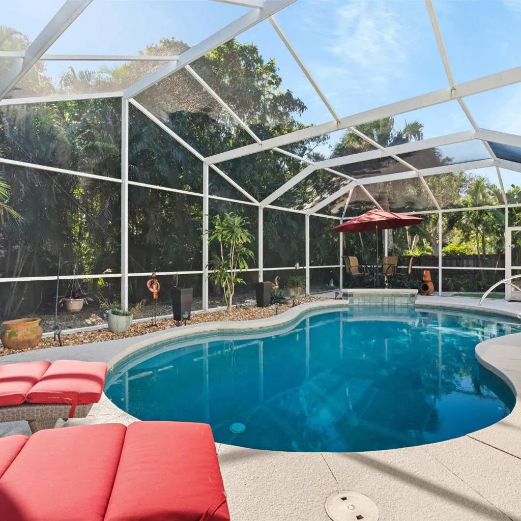 Photograph of Pet Friendly Pool Home in River Reach of Naples FL