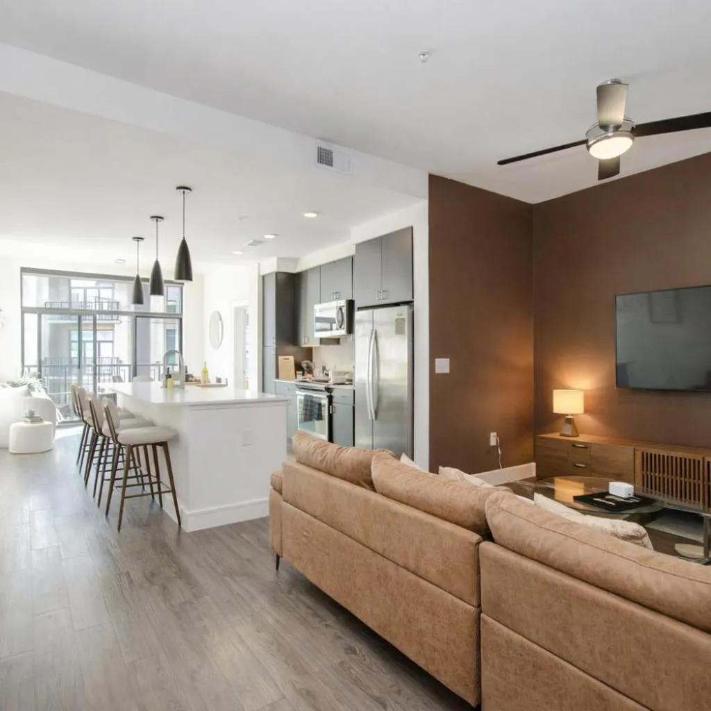 Photograph of 2BR Highrise Balcony View Near FIFA at NRG