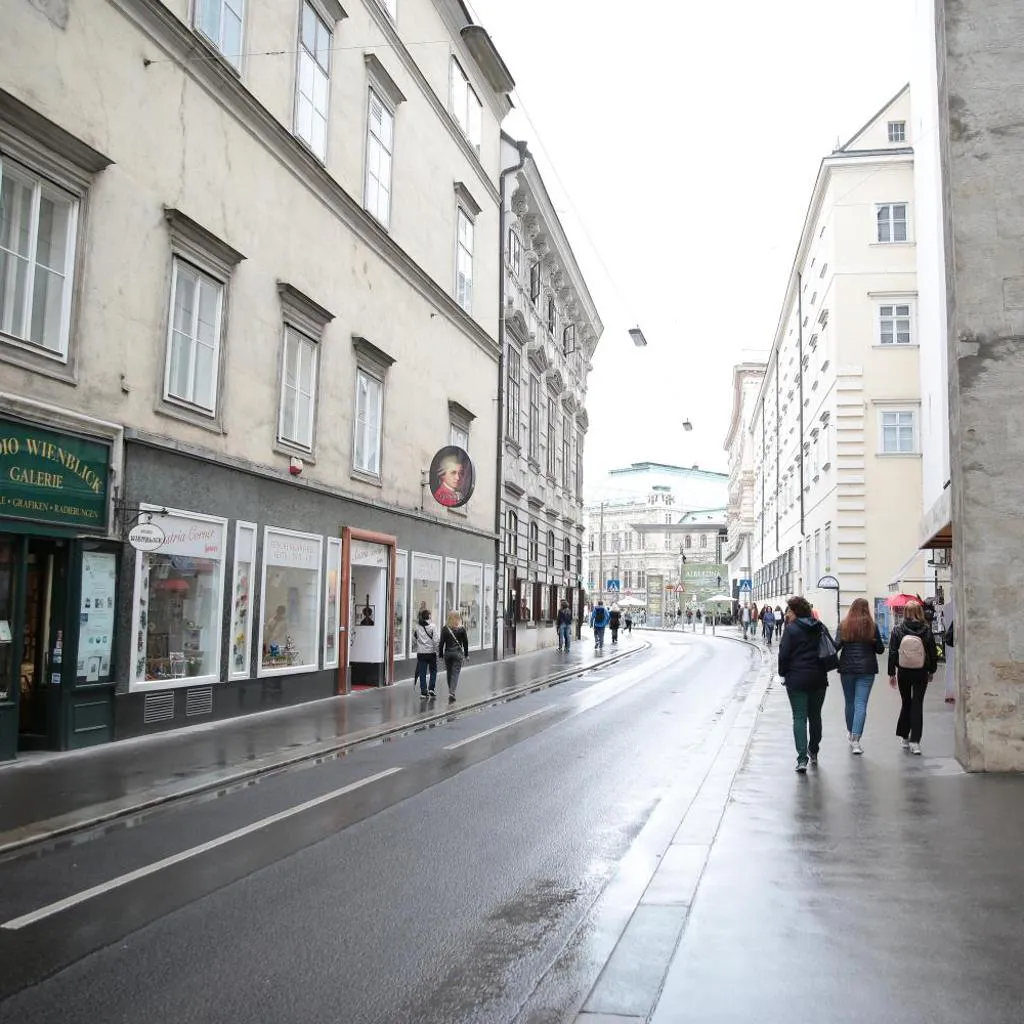Photograph of Heart of Vienna- next to Albertina
