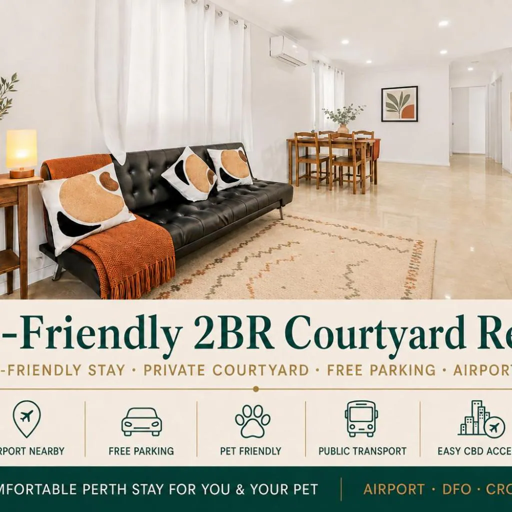 Photograph of Aurora Airport House-Free Parking, Easy Transit nr Optus Stadium, casino, shopping center