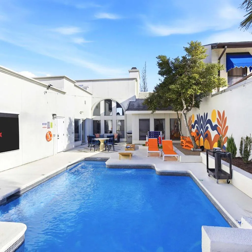 Photograph of Outdoor Oasis - Poolside Movie Nights - Sleeps 16