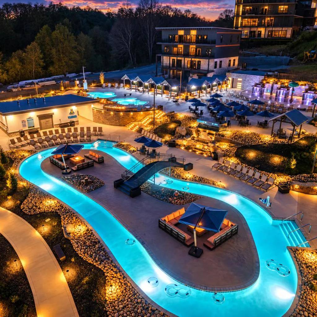 Photograph of Indoor Pool Rooftop Lounge Theater Sleeps 22 Free Waterpark