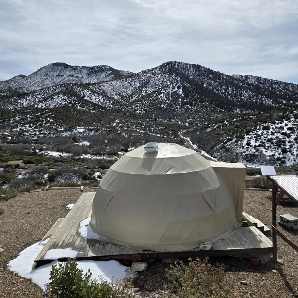 Photograph of Tranquil Desert Retreat in a Geodesic Dome with Scenic Views in Las Vegas, Nevada