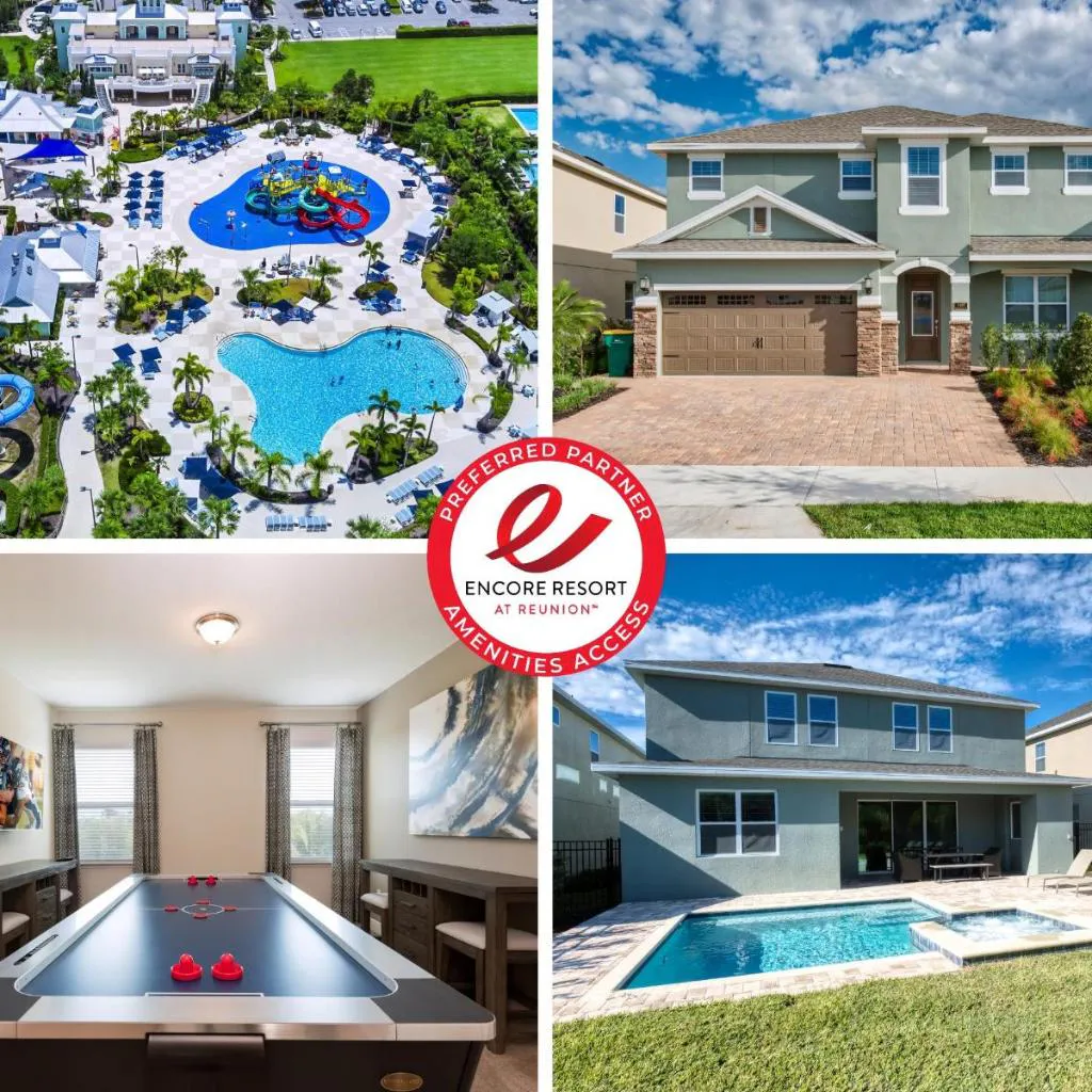 Photograph of Lovely Home With Private Pool And Air Hockey Table Near Disney With Waterpark & Resort Access At Encore Resort - 7467Mr