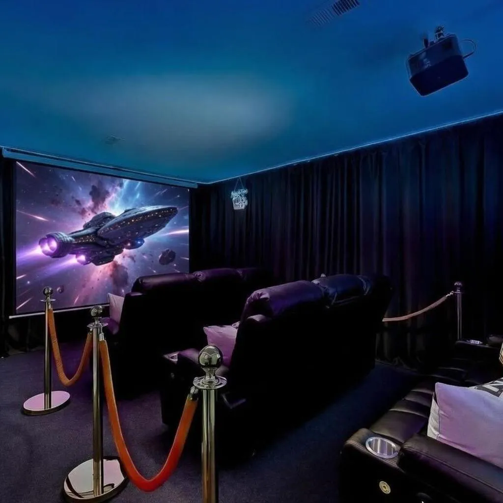 Photograph of Arcade • Theater • Gym • Office • Sleeps 15