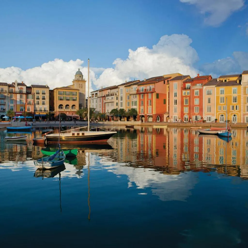 Photograph of Universal's Loews Portofino Bay Hotel