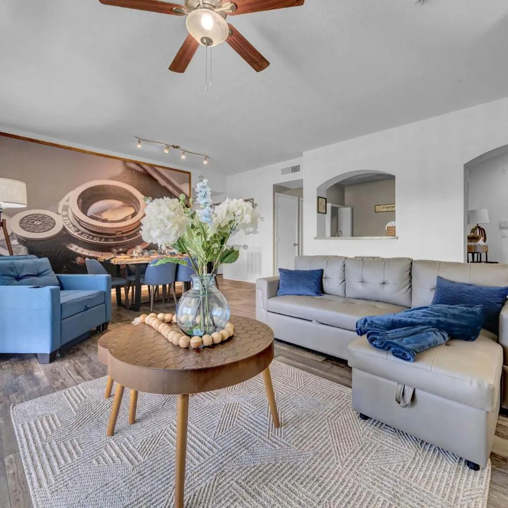 Photograph of Vibrant 2BR2BA w King Bed Pool, Gym #11
