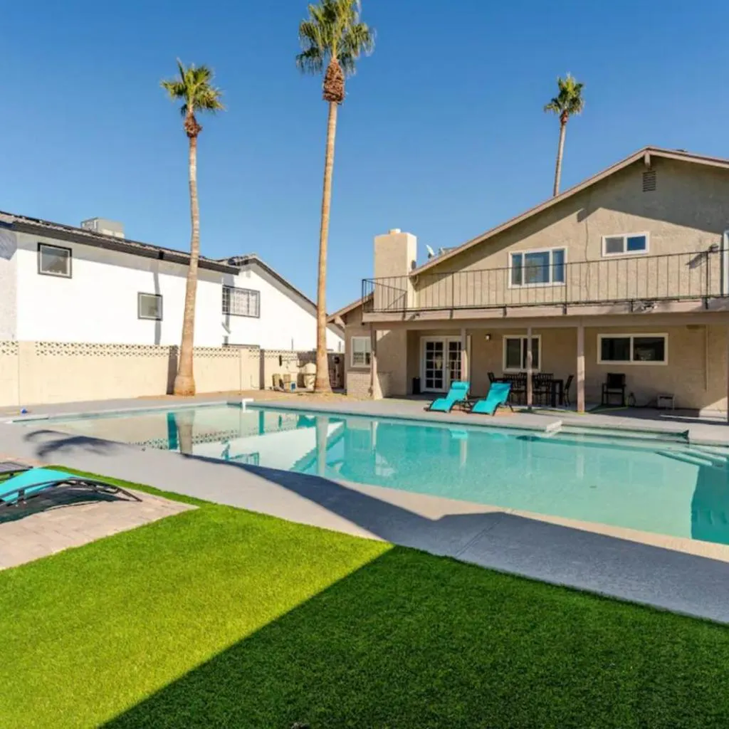 Photograph of Oasis in the desert with huge heated Pool and SPA