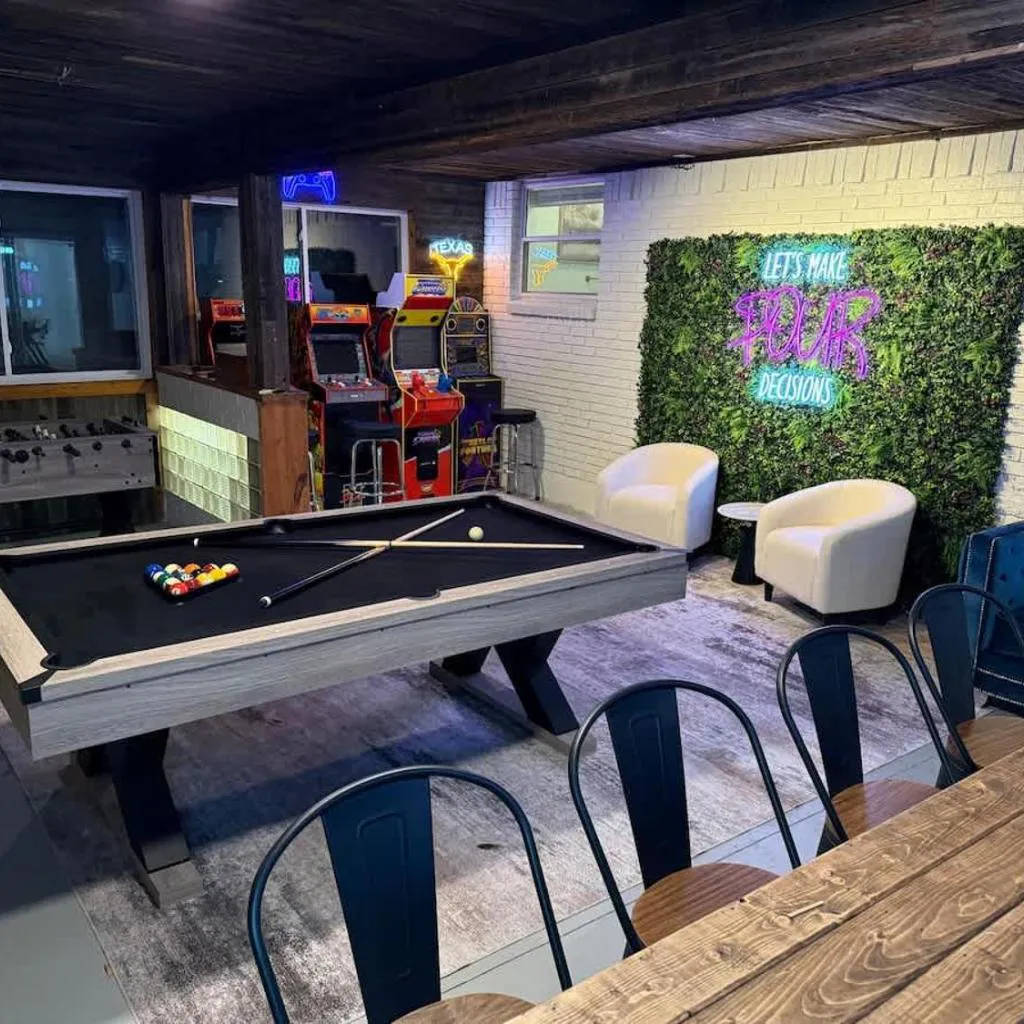 Photograph of Family Paradise Playhouse includes Pool and Gameroom