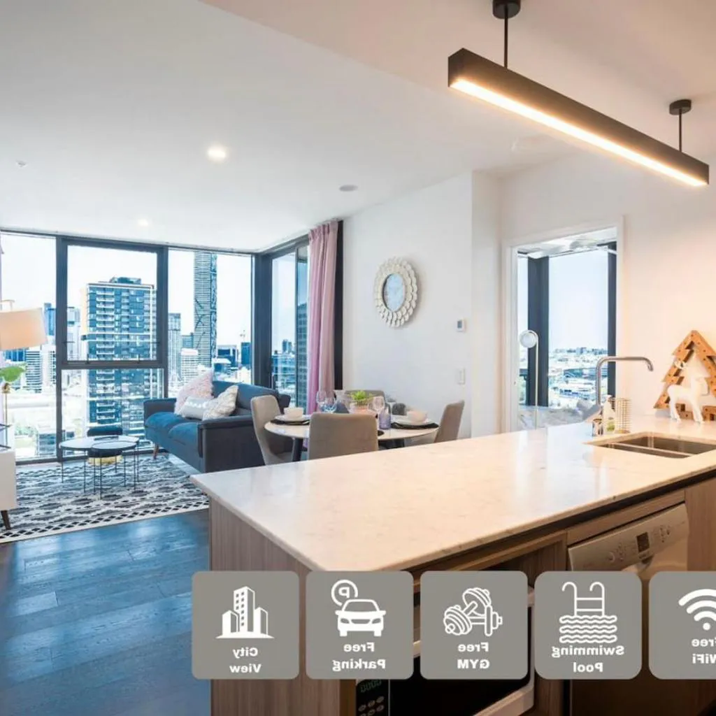 Photograph of Riverside 1BR in South Brisbane Walk to South Bank & Cultural Icons Cordelia12304-1