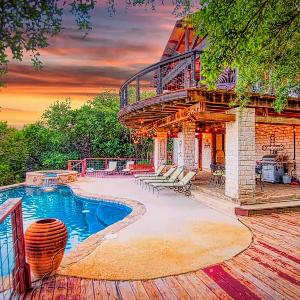Photograph of Hill Country Retreat Hot Tub, Luxury, Sleeps 14!