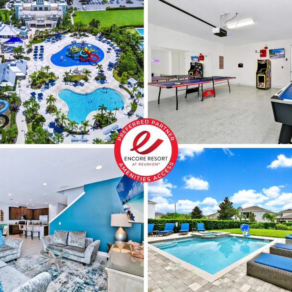 Photograph of Elegant Home With Private Pool, Waterpark & Resort Access Near Disney At Encore Resort - 7610Wi