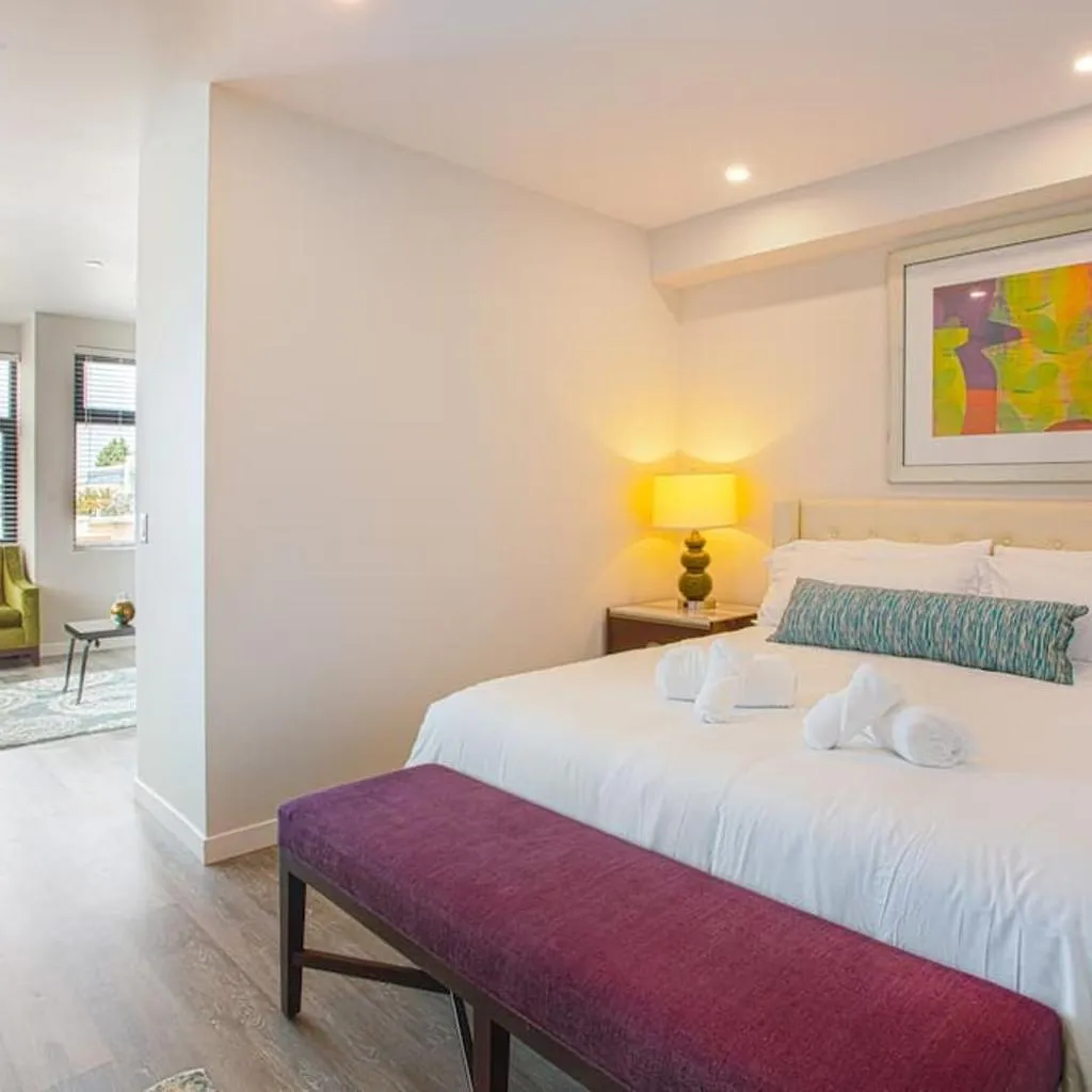 Photograph of One Bedroom Apartment with San Diego Downtown View