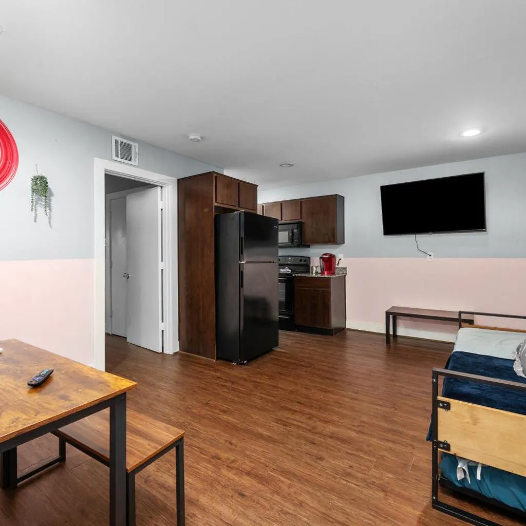 Photograph of Chic & Cozy 1BR Apt with Free Parking & King Bed