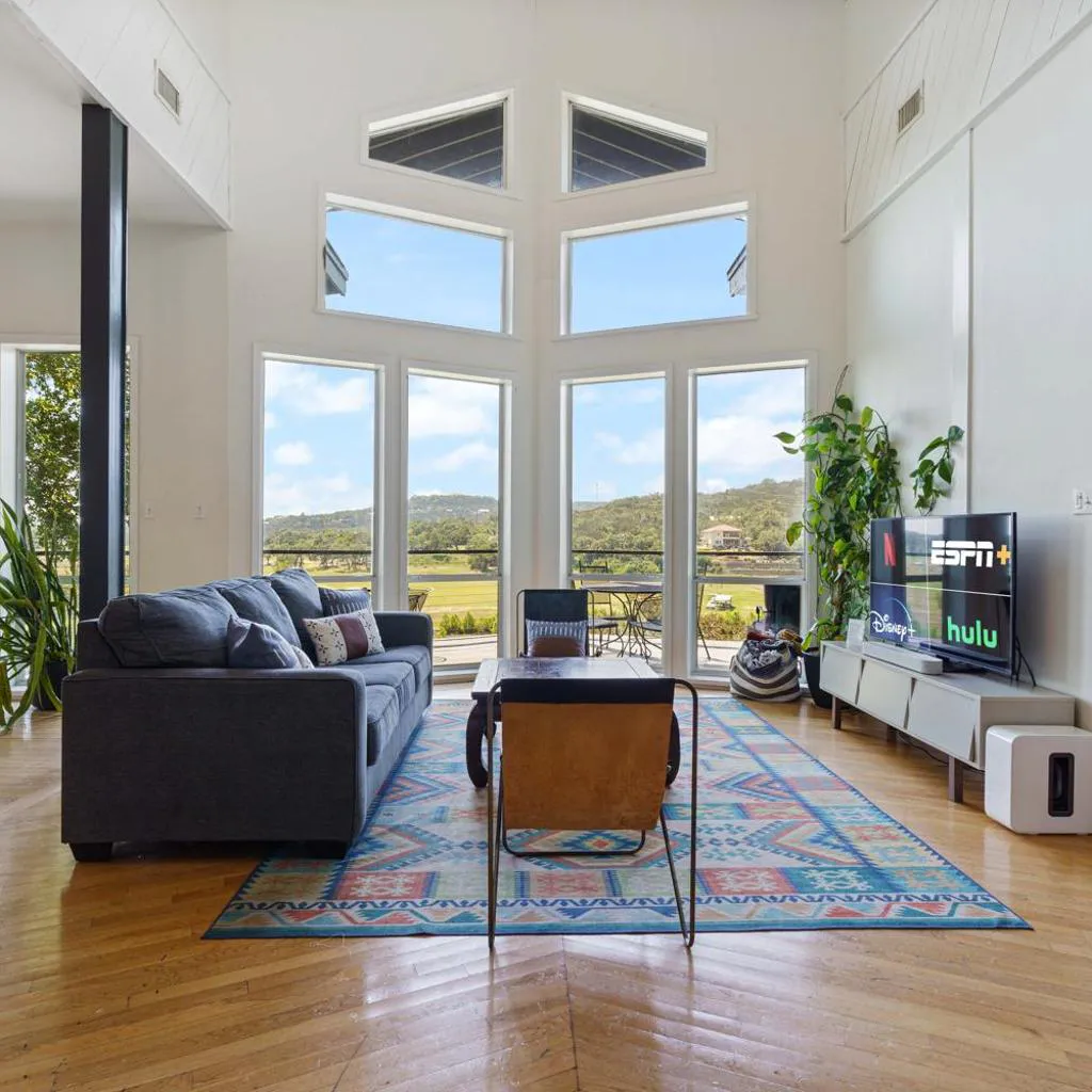 Photograph of Sunset Waterfront 4BR 2BA w Pool and River Near Lake Travis by Austin Vacay