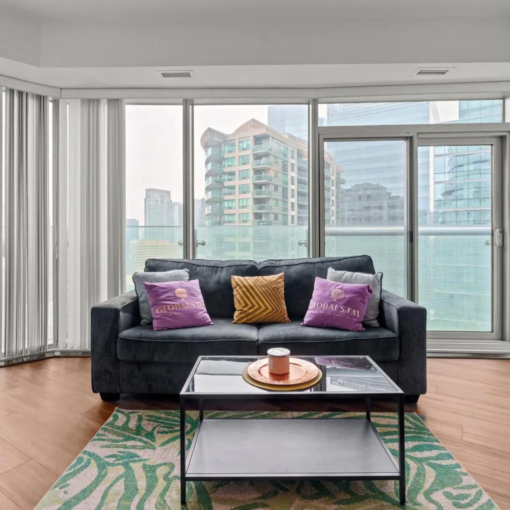 Photograph of Elegant 2 Br Condo Balcony Downtown Toronto
