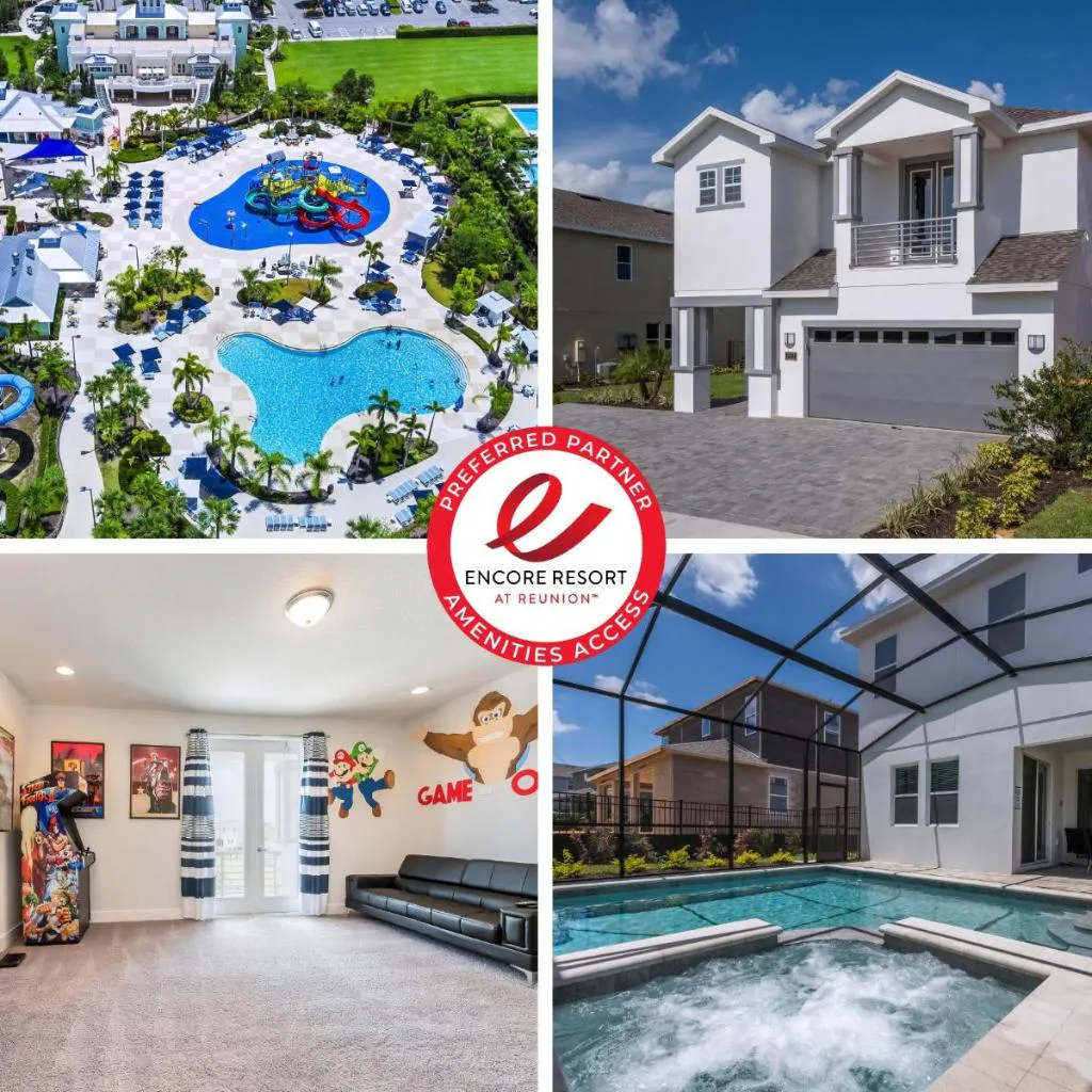 Photograph of Luxurious Home Near Disney With Game Room And Waterpark & Resort Access At Encore Resorts Reunion - 371Fl