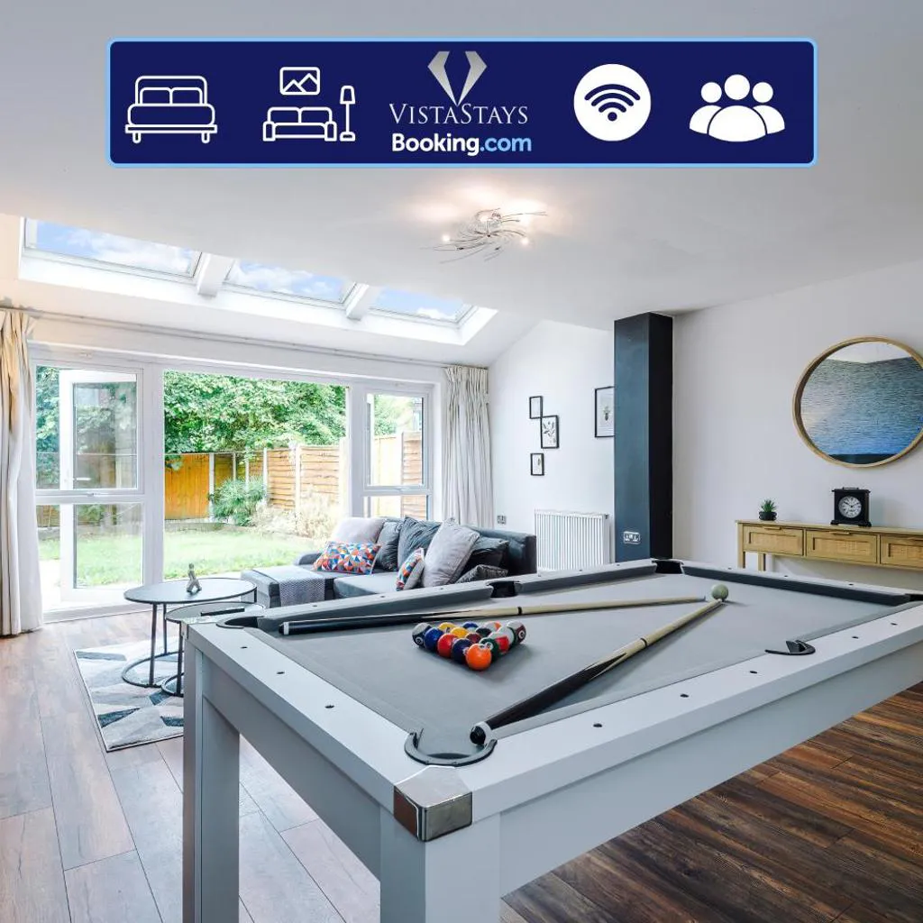 Photograph of Spacious 3BDR House By Vista Stays Short Lets & Serviced Accommodation Salford With Pool Table & Free Parking