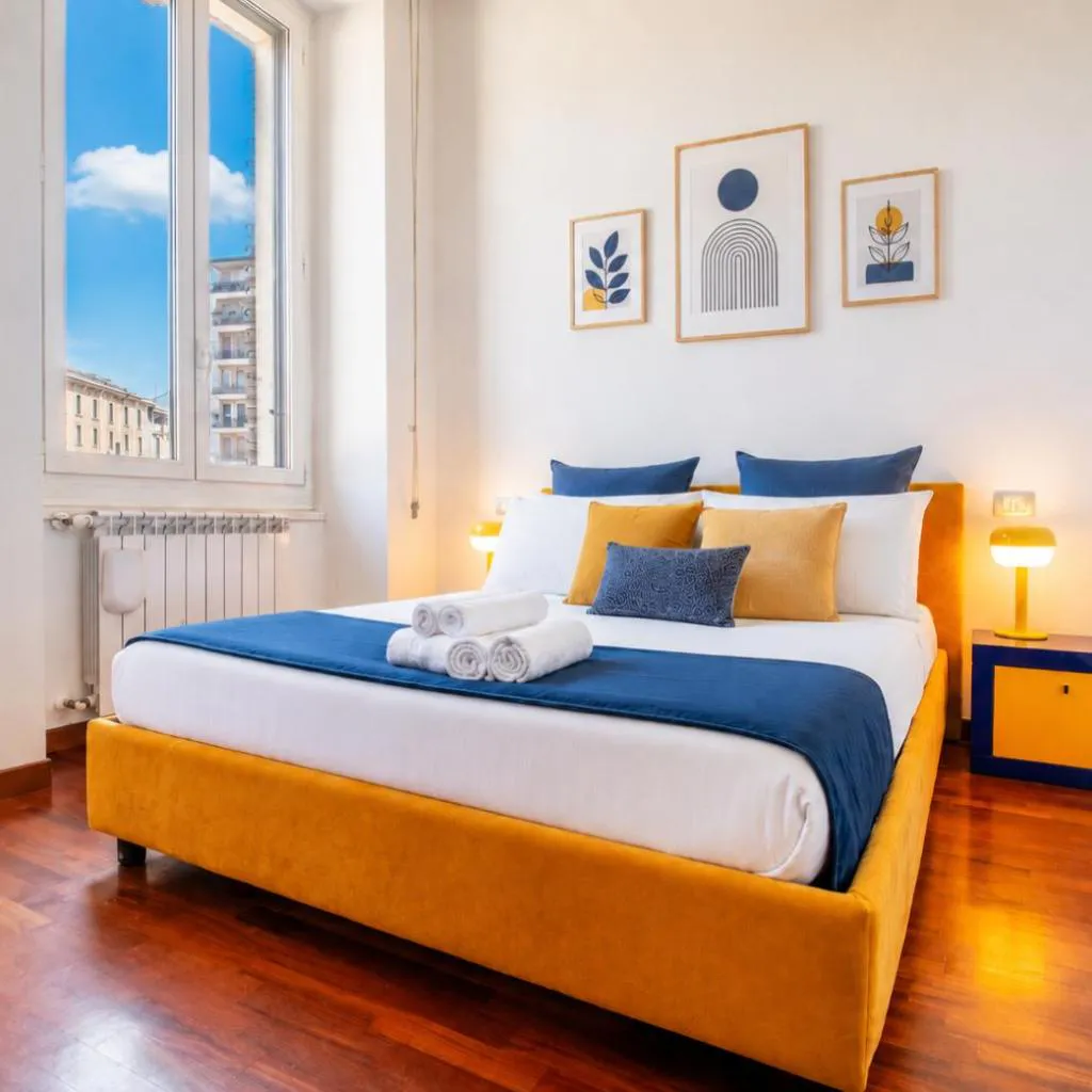 Photograph of Central Station 5 min - Double bed Caiazzo 4 guests Wifi