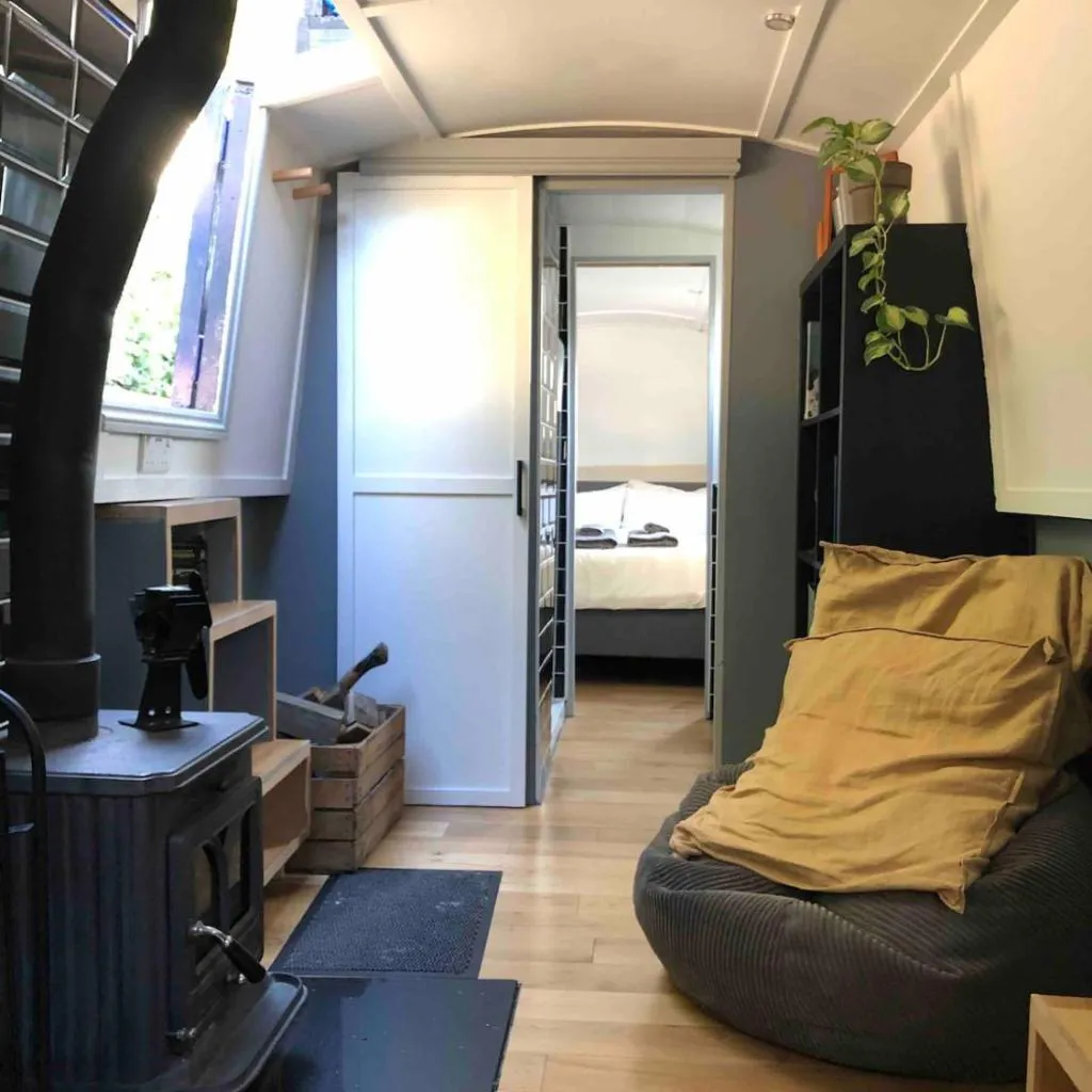 Photograph of Cozy Narrowboat on Regents Canal