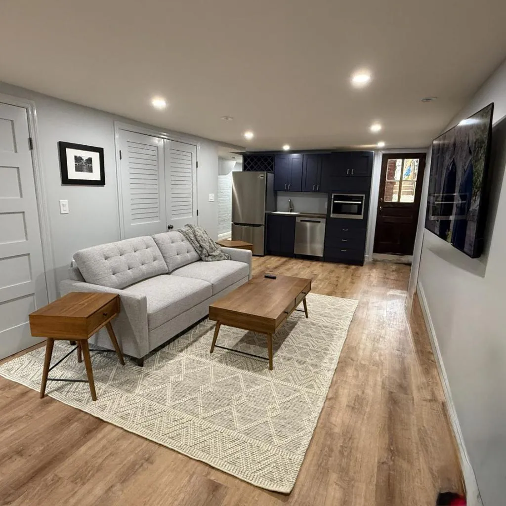 Photograph of Newly Renovated Bloomingdale English Basement Apartment