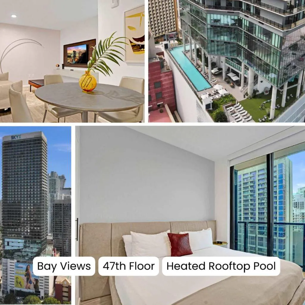 Photograph of Miami Lux 1BR 47th Floor w Balcony