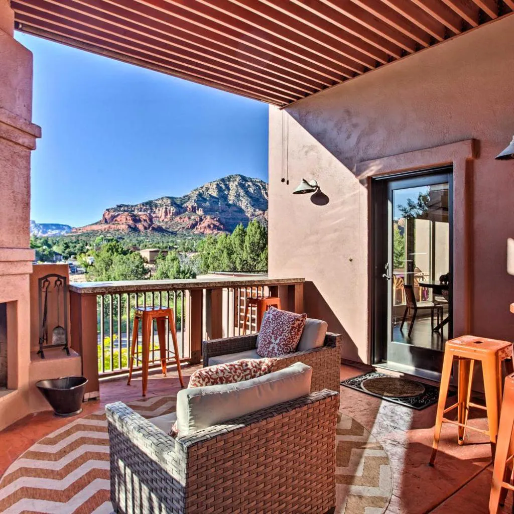 Photograph of Furnished Patio & Views: West Sedona House!