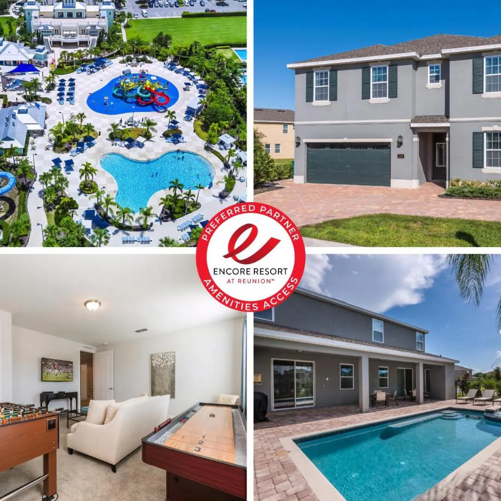 Photograph of Splendid Home With Private Pool, Loft Area, Waterpark & Resort Access Near Disney At Encore Resort - 7619Br