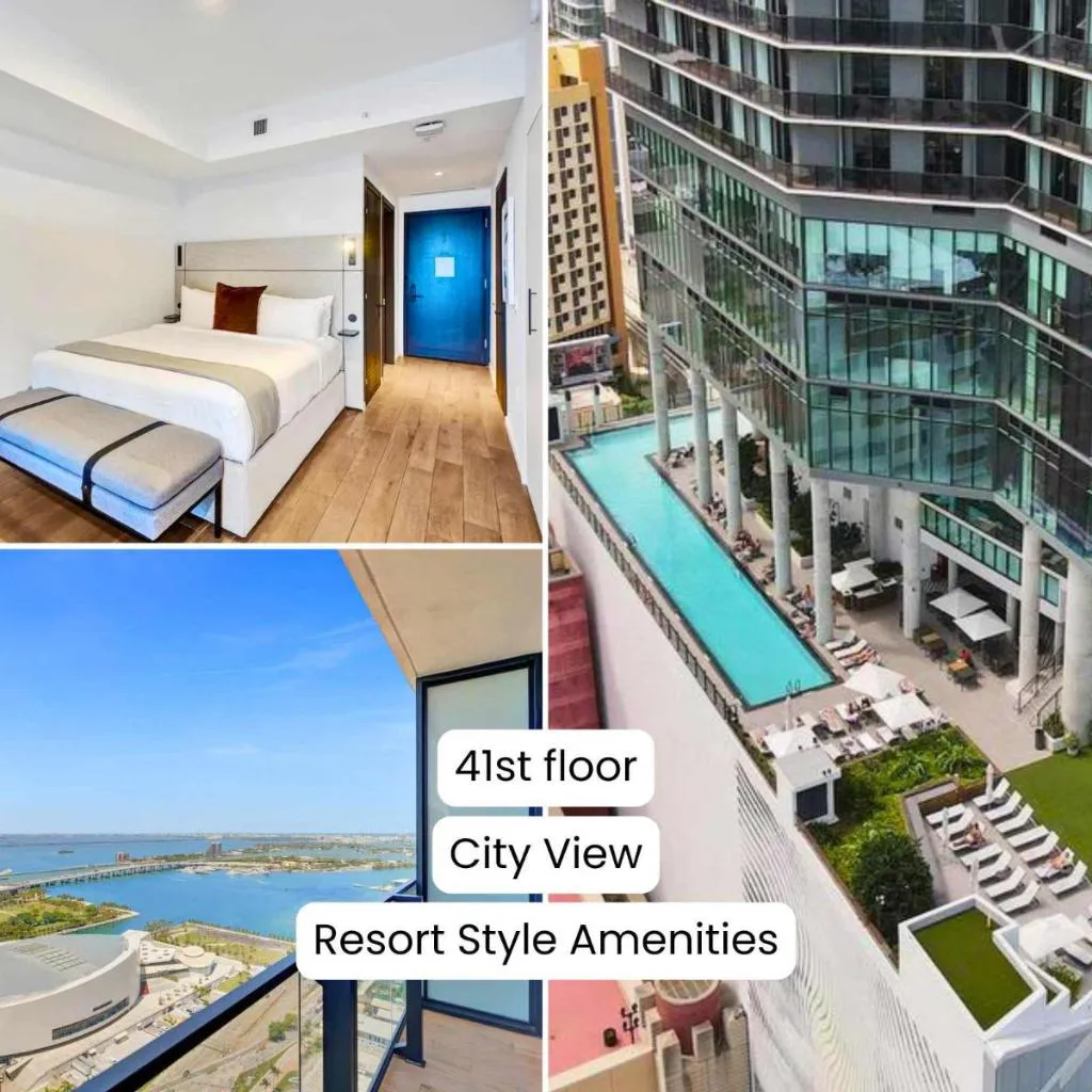 Photograph of 41st Floor Lux Miami Studio City and Bay Views