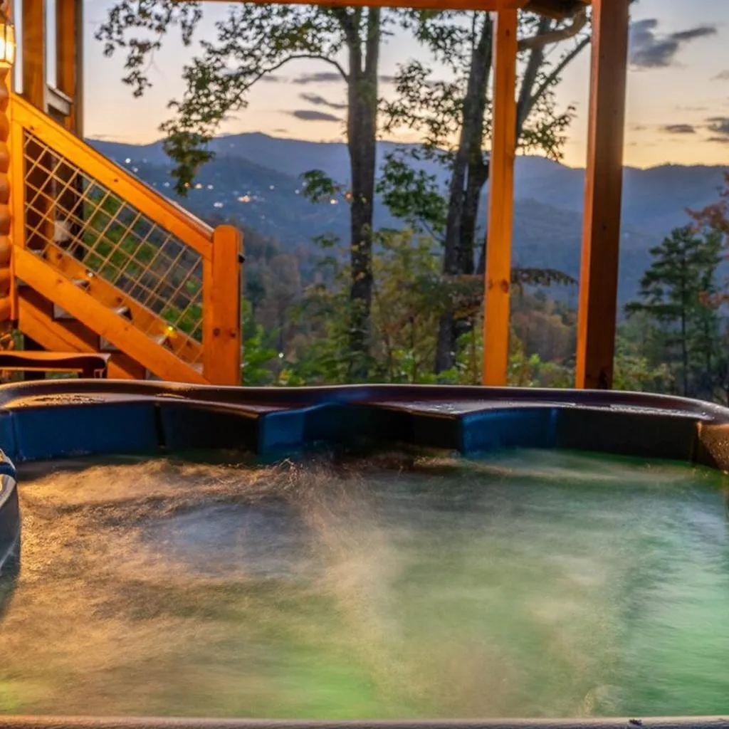 Photograph of Fantastic View King Beds Fire pit Hot tub Pet friendly Mins GBPF