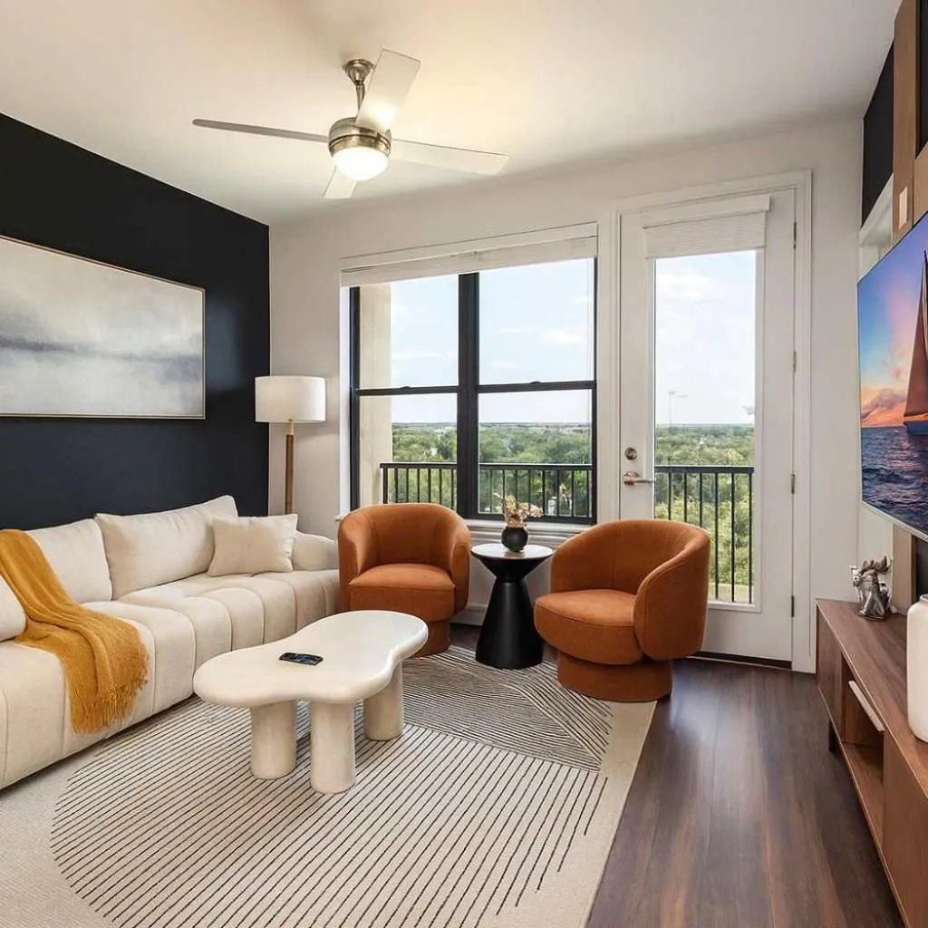 Photograph of Stylish Downtown 2BR Retreat with Parking and Pool