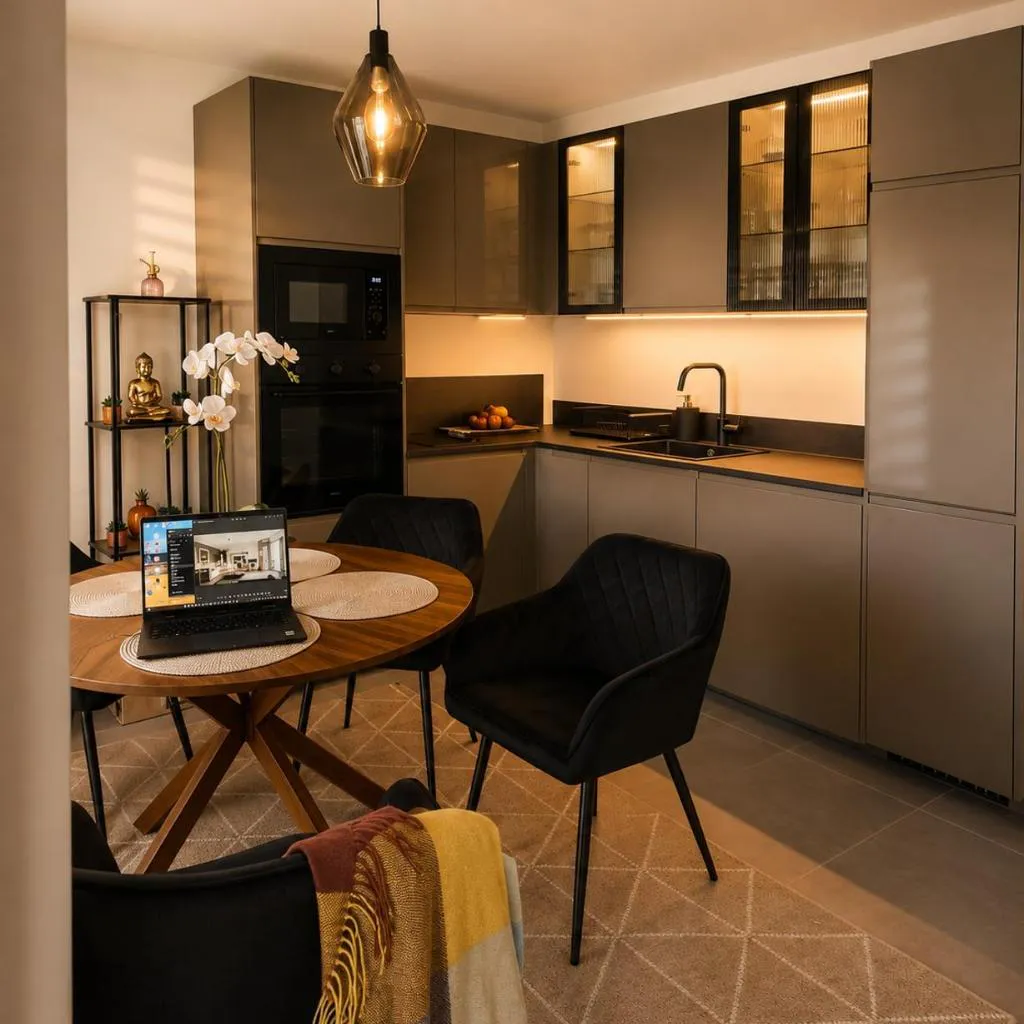 Photograph of New 2-room air-conditioned apartment in the clouds