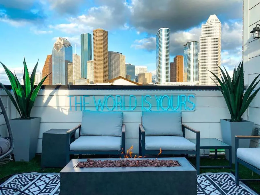 Photograph of Urban Jungle Retreat in the HTX Skyline