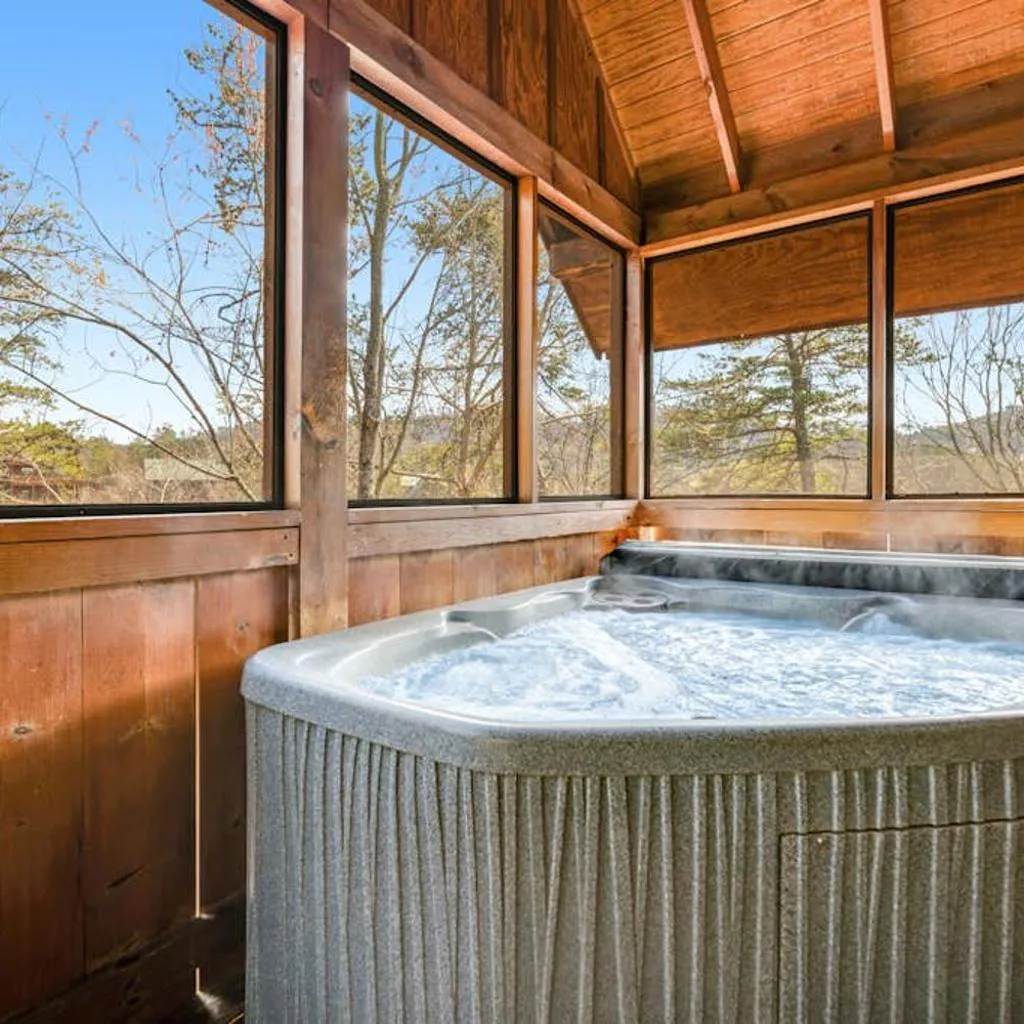 Photograph of Dog Friendly Cabin Sleep 2 Hot Tub Great Location