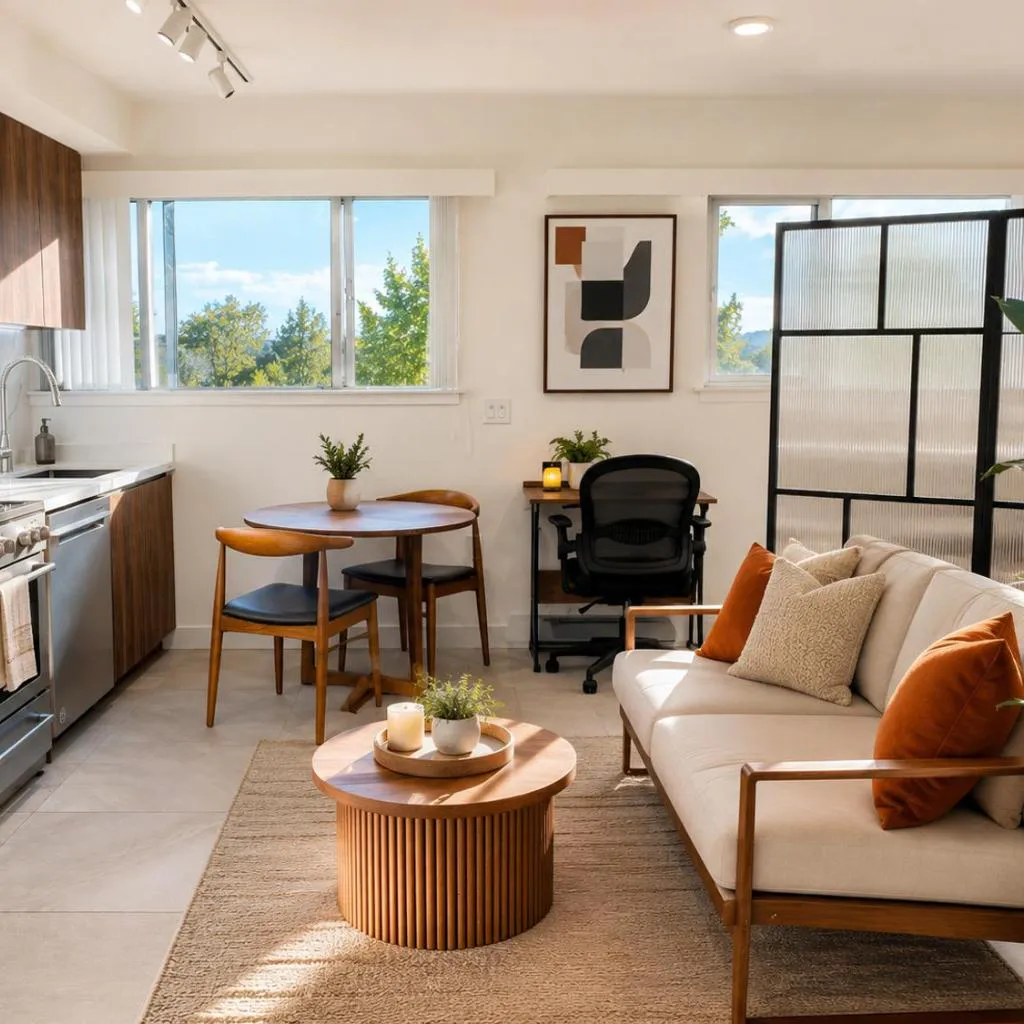 Photograph of Cozy Urban Studio with Two Beds in Central Vancouver