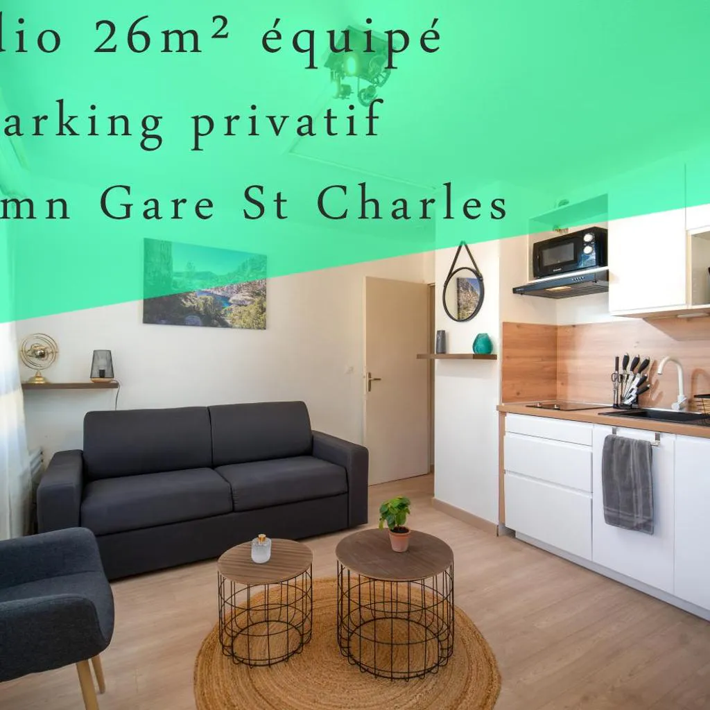 Photograph of Appartement tout équipé à 6min à pied de la gare st charles