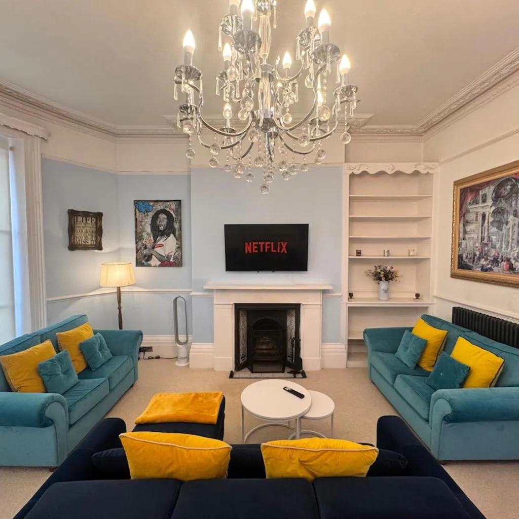 Photograph of Elegant Apartment in City Centre With Balcony
