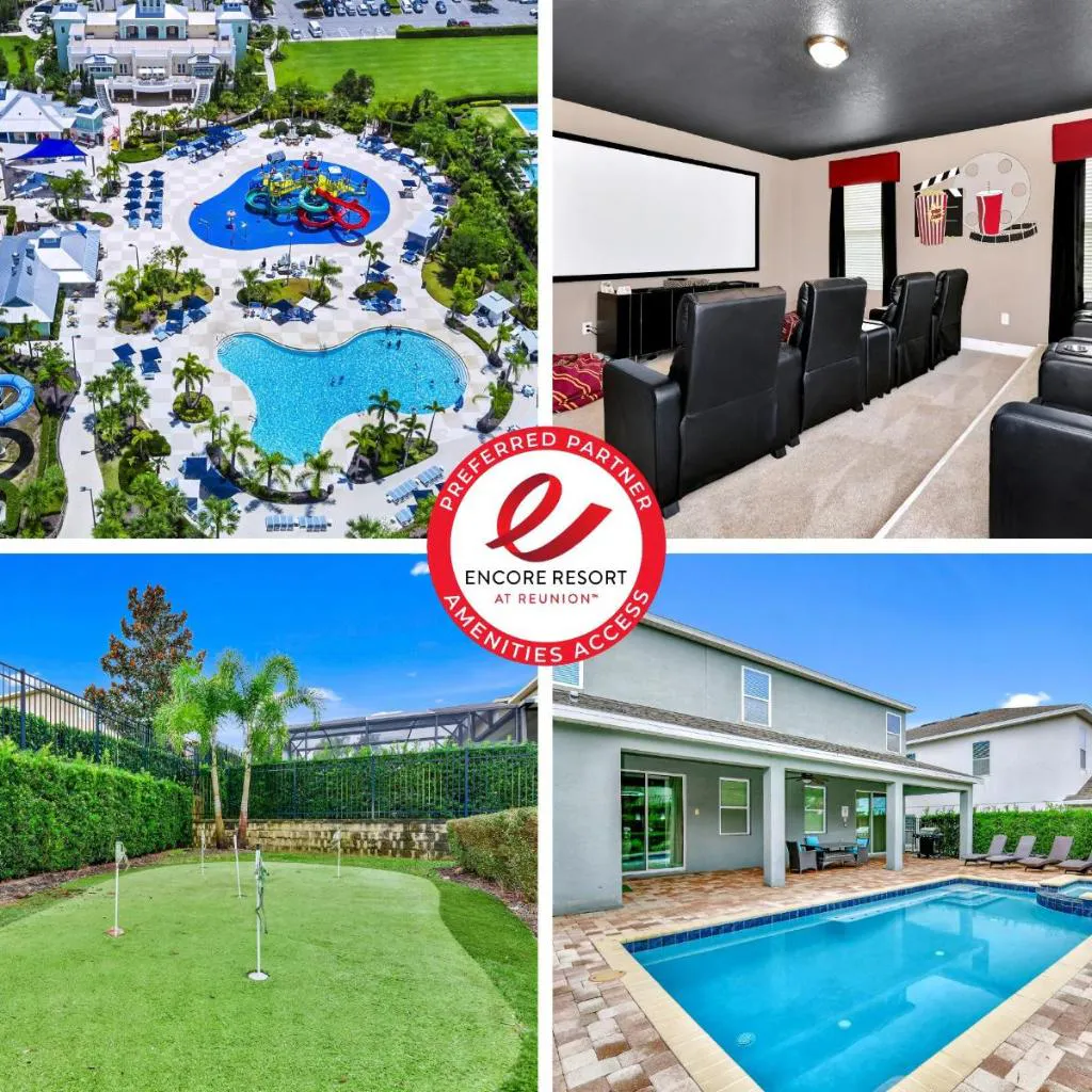 Photograph of Amazing Home With Theme Rooms, Game Rooms Near Disney With Waterpark & Resort Access At Encore Resort - 7647Wl