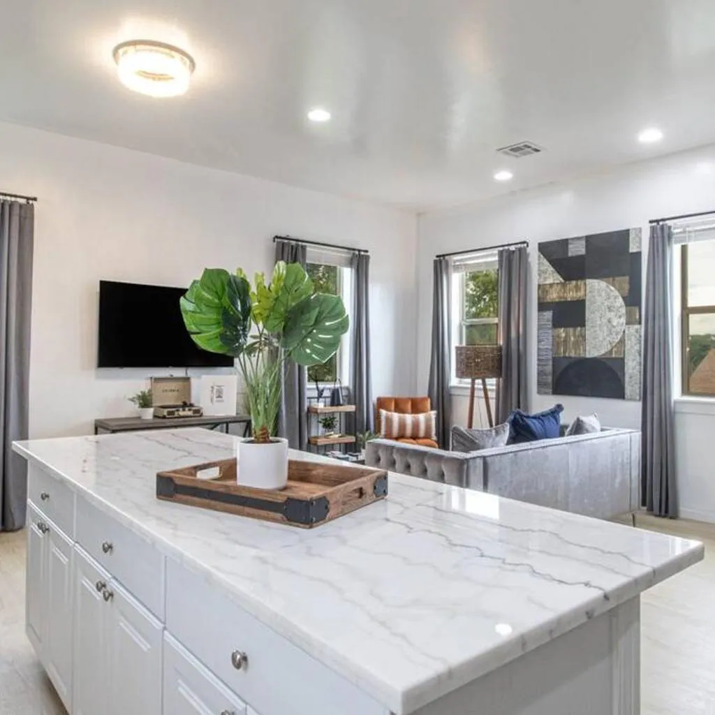 Photograph of Vibrant Gray Downtown Loft