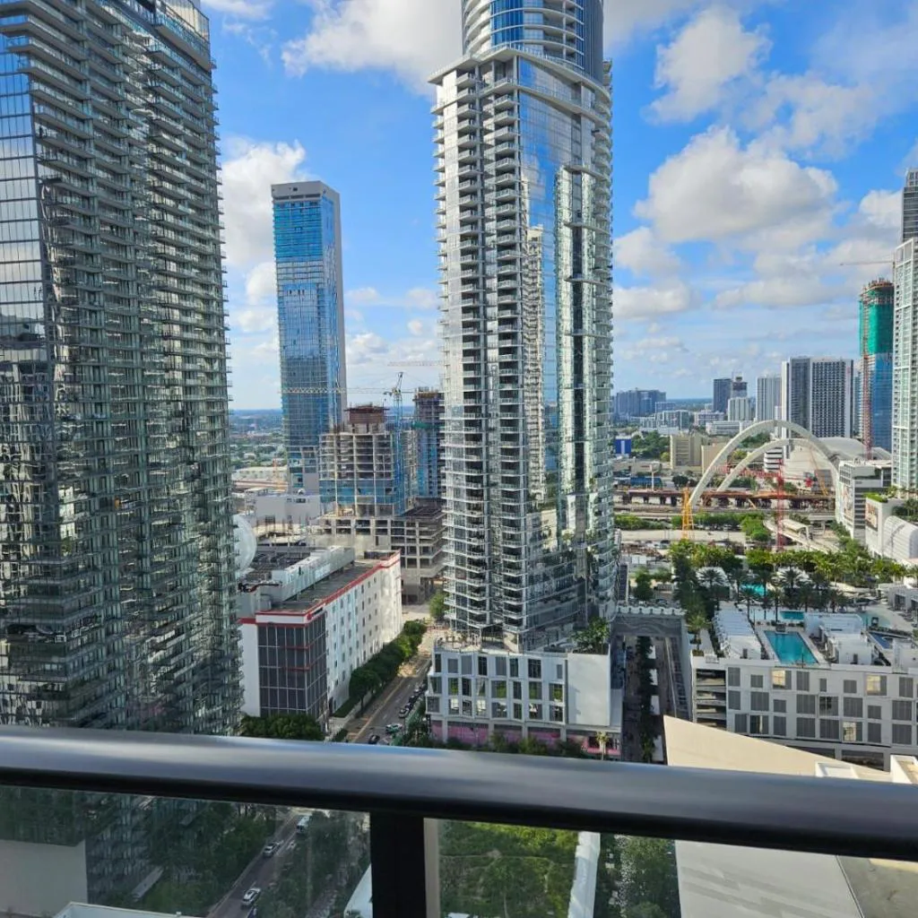 Photograph of Downtown Miami view - 38th floor gem