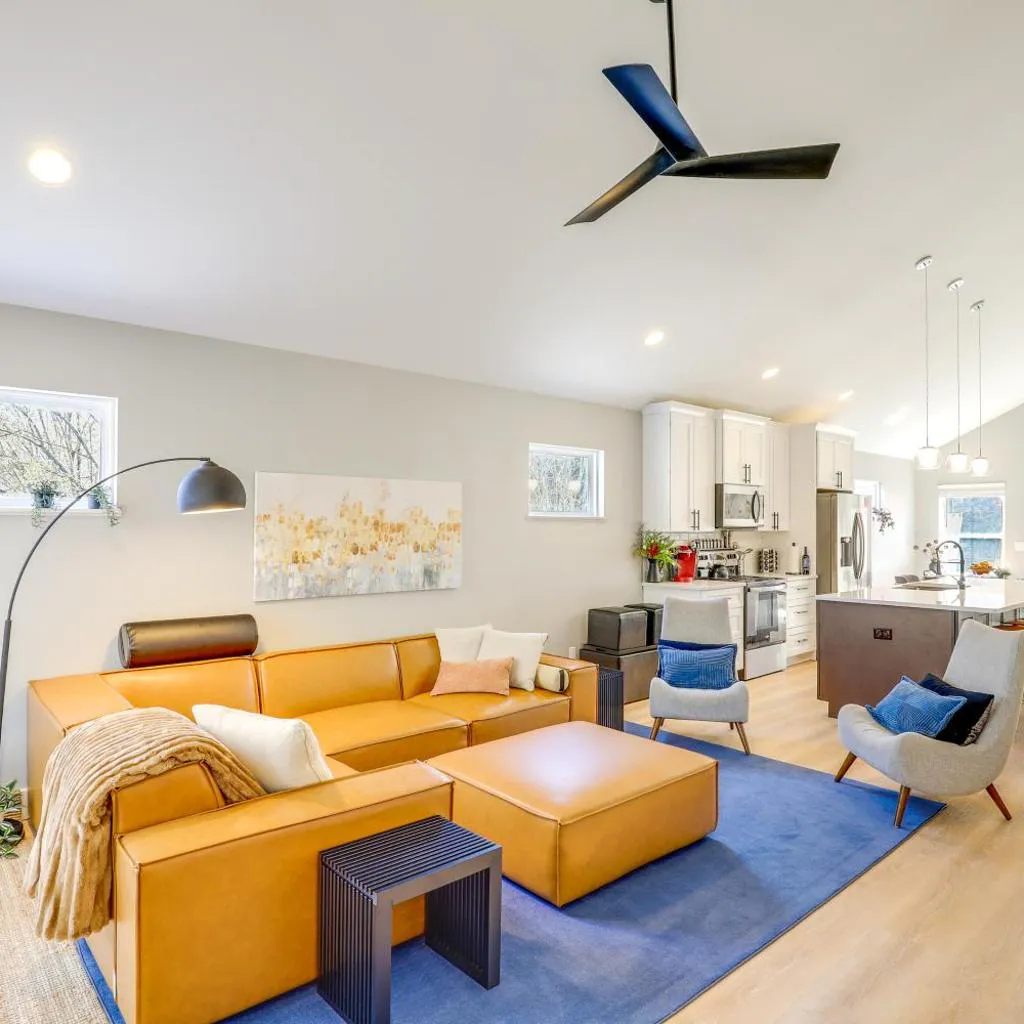 Photograph of Hot Tub & Fire Pit: Chic Asheville Oasis