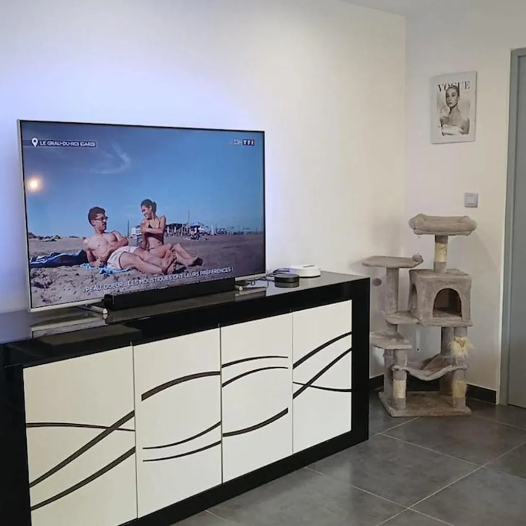 Photograph of velodrome stadium, apartment
