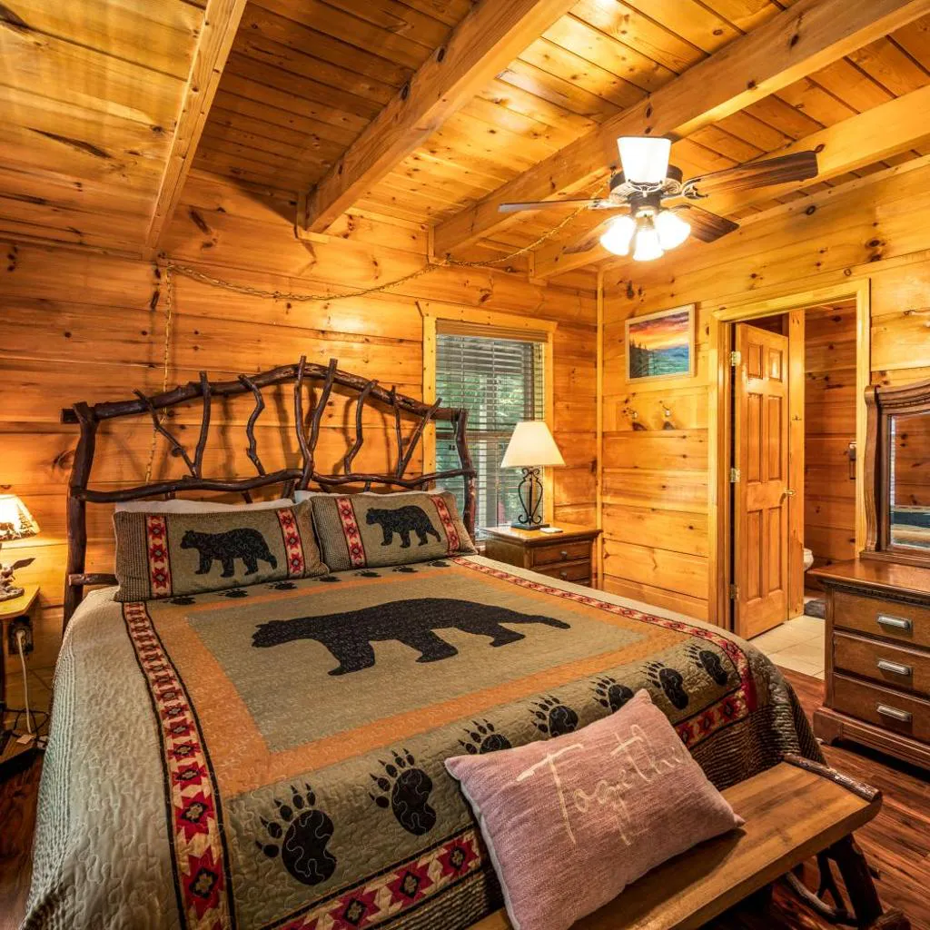 Photograph of Cabin With Hot tub & patio in Smoking Mountain