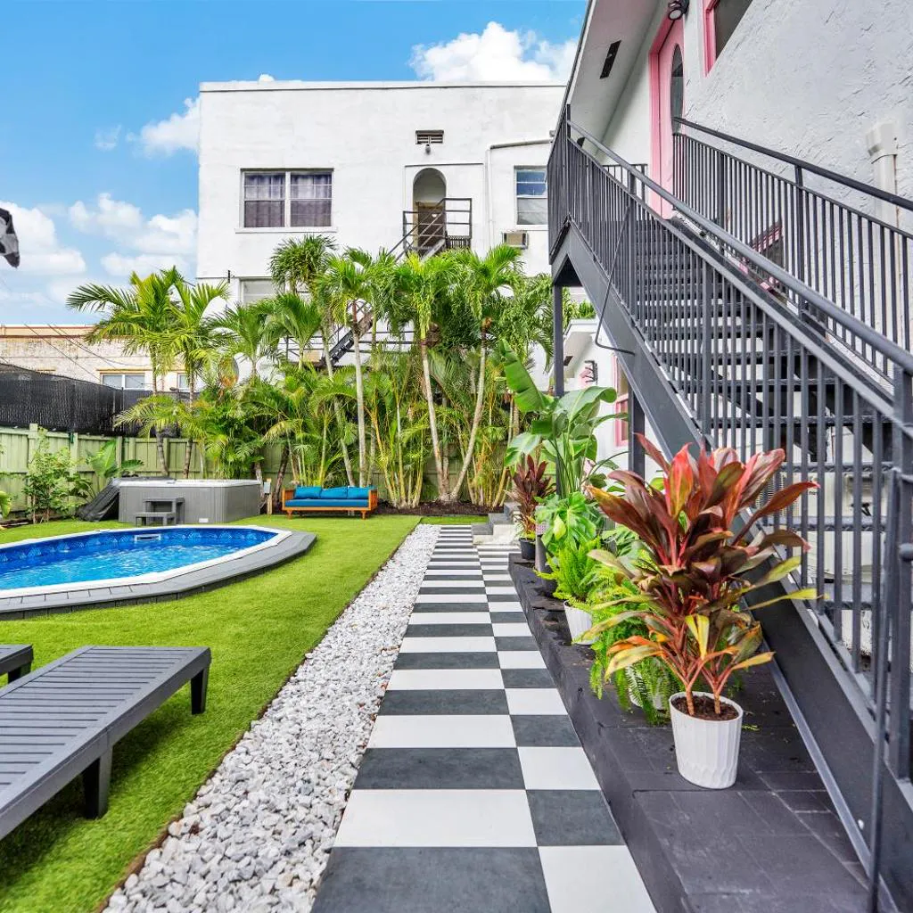 Photograph of The Pink Palm Little Havana Pool & Hot Tub