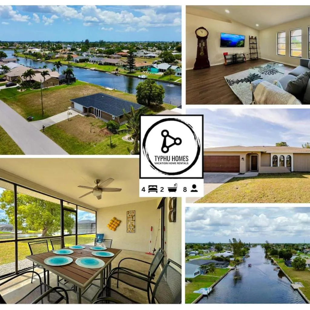 Photograph of Canal Access Home Near Cape Coral Beach