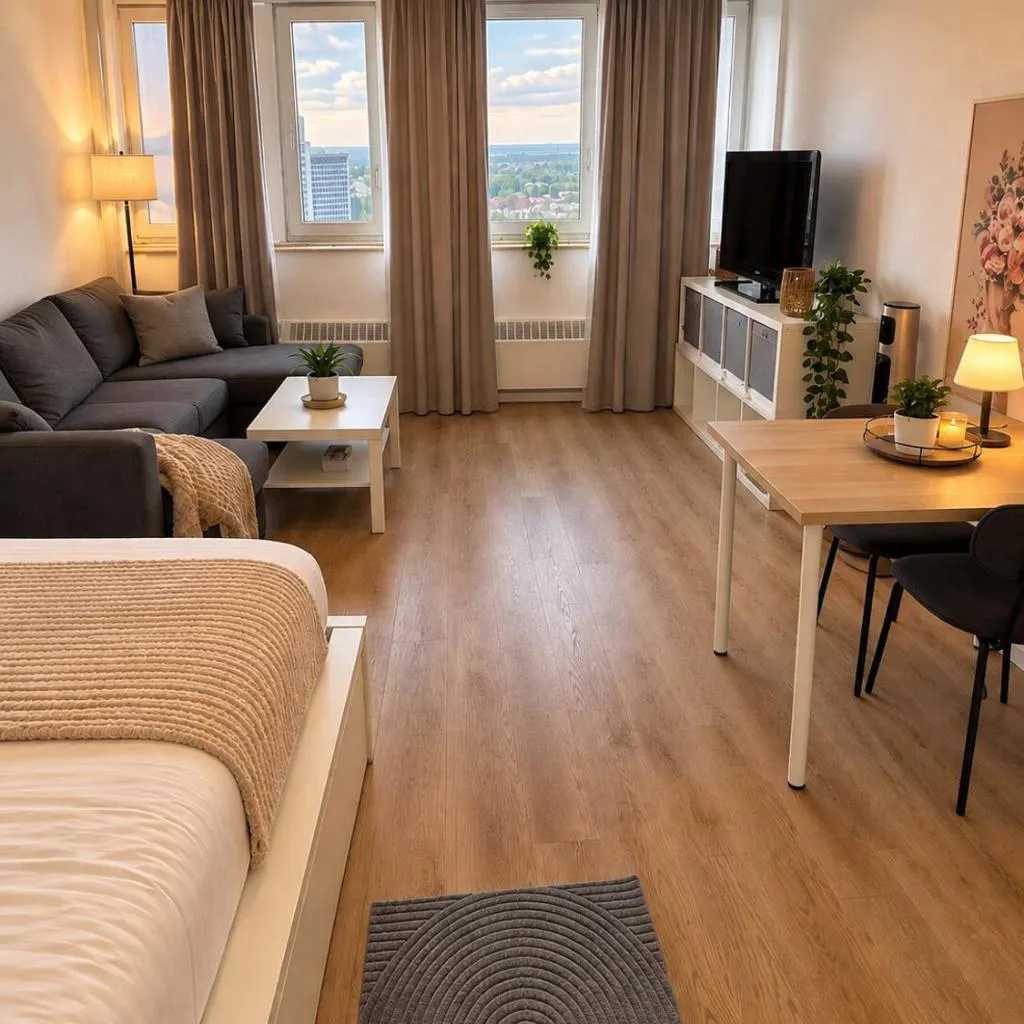 Photograph of Cozy apartment with panoramic views in Cologne