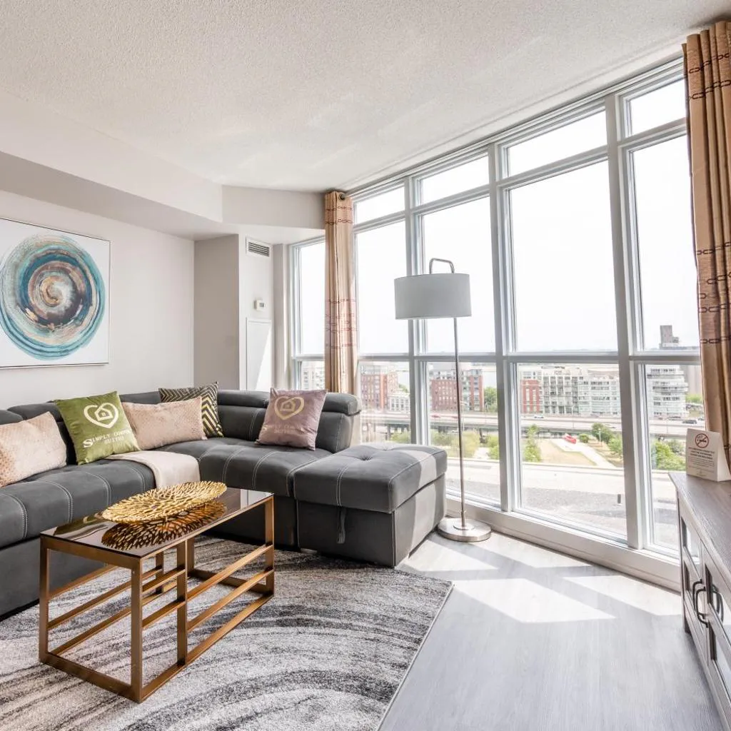 Photograph of Corner 2 Bedroom 2 Bathroom Condo Balcony Iceboat Terrace Downtown Toronto