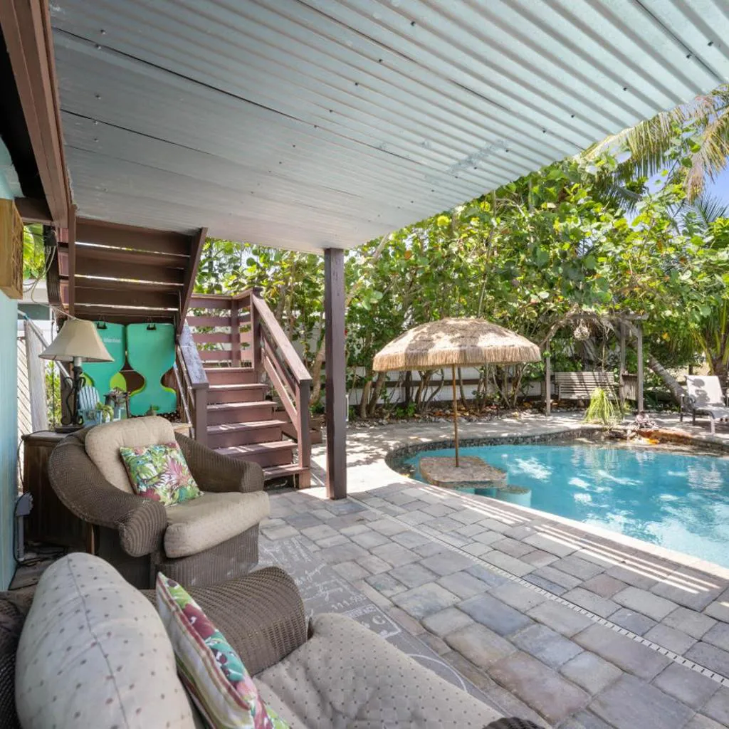 Photograph of Gulf Access Waterfront Oasis with Heated Pool! Near Beach & Mercato!